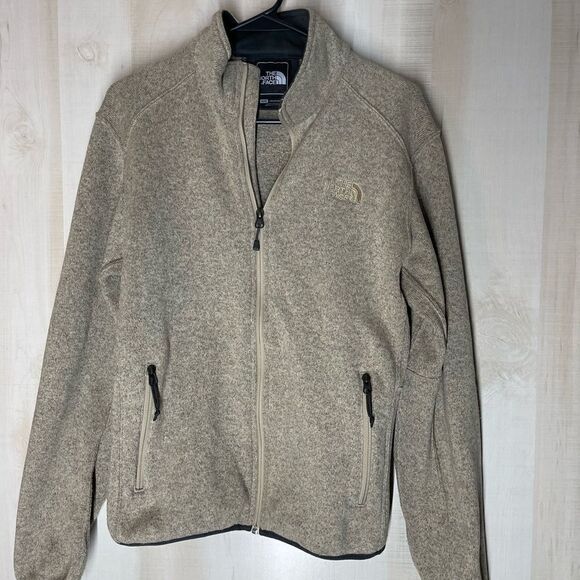 The North Face tan full zip jacket, size medium‎ - Picture 3 of 16